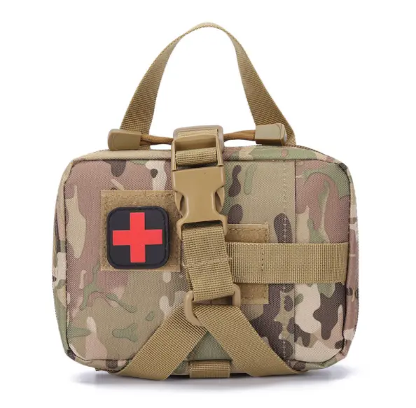Kit de primeros auxilios táctico impermeable ID06 1000D, bolsa médica Molle de supervivencia para caza, utilidad EMT