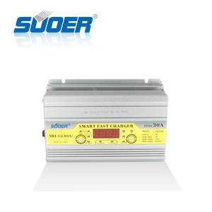 Cargador de batería inteligente de nuevo diseño rápido 12V 30A modo trifásico pantalla LCD inversor Entrada de mercado del sudeste asiático 5V salida DC AC - Product Image 1