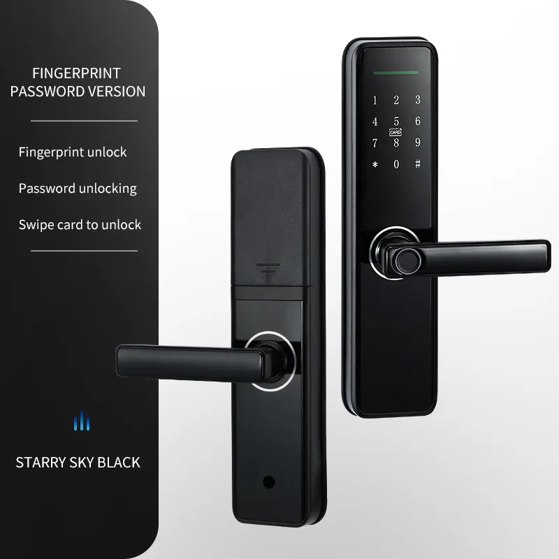 Aidmi TTlock wifi kunci pintu pintar, kunci pintu pintar tanpa gateway jarak jauh