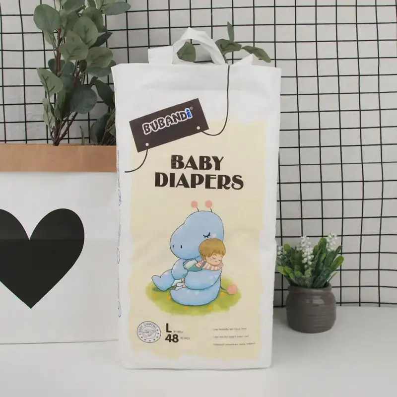 Cinta mágica personalizada para el cuidado suave del pañal del bebé adolescente, ultrafino, superficie súper seca, pañales desechables para dormir para bebés recién nacidos