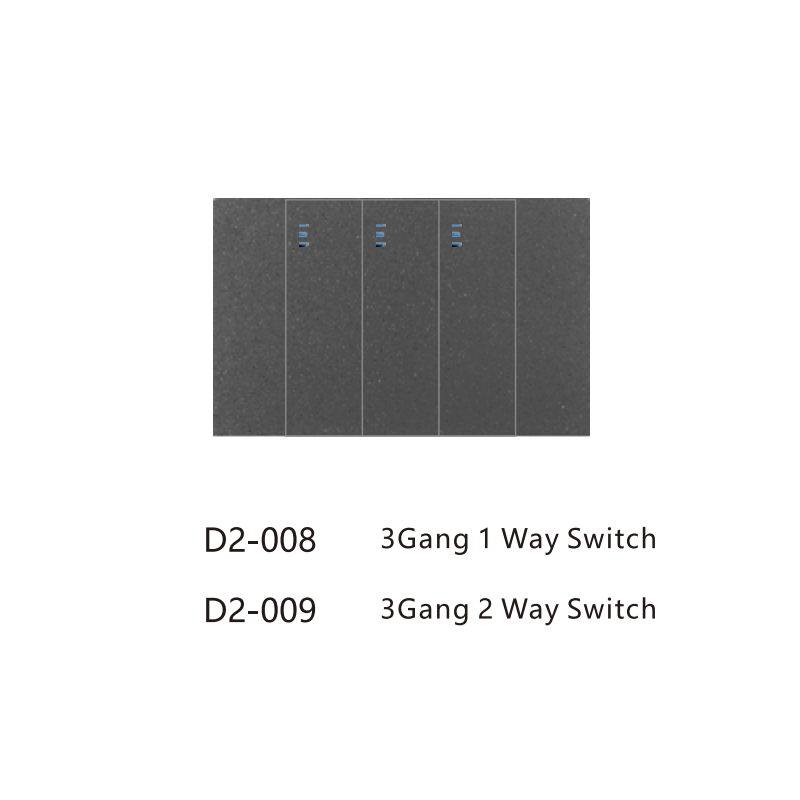Interrupteur 3 modules 2 directions