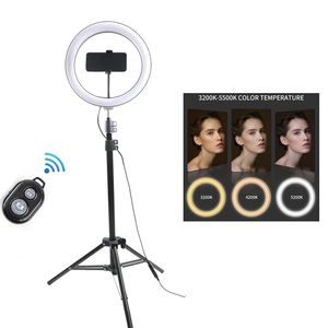 Için Tik Tok video işığı lambası dolgu ışığı aro bir luz led selfie halka ışık ile tripod standı - Product Image 1