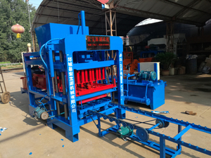 Máquina de fabricación de bloques huecos de hormigón automático hidráulico, máquina de ladrillo macizo en Libia - Product Image 5