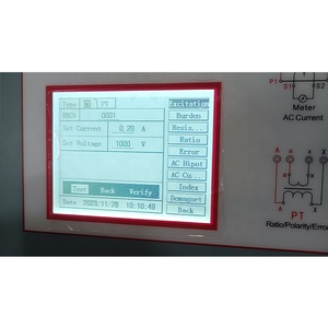 Probador automático eléctrico XZH XHTX201D que prueba el analizador CT PT