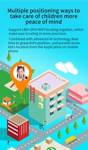 SIM kart GPS + LBS + WIFI konumu ile Q13 çocuk akıllı saat telefon kameralı kol saati SOS izleme gps'li çocuk saati - Product Image 6