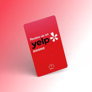 Tarjetas DE REVISIÓN DE Google Nfc personalizadas enfocadas Rfid Smart Business Pvc Id Card Google Play Gift Qr Code Yelp Nfc Sticker - Product Image 3