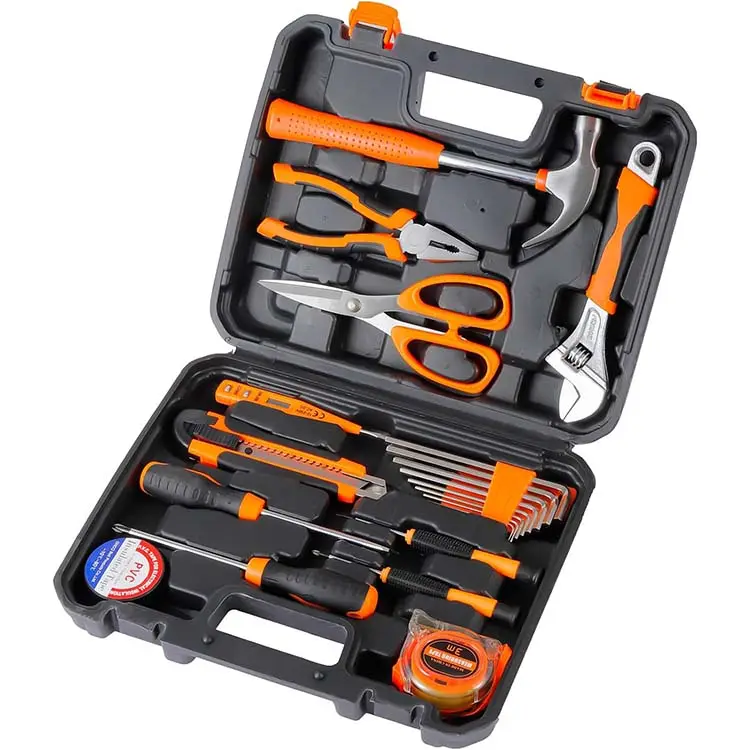 39 piece hand screwdriver bit and socket set auto tools kit general household hand tool set with canvas cas