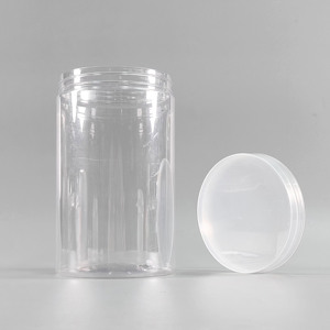 800ml cấp thực phẩm nhựa PET <span class=keywords><strong>Jar</strong></span> vòng kín thực phẩm lưu trữ lon với nắp vặn chai để lưu trữ và bảo quản - Product Image 1
