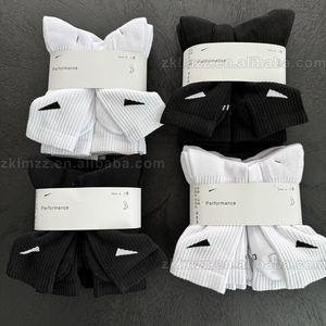 6 जोड़े प्रति कार्ड टखने पुरुषों के चल रहे कस्टम यूनिसेक्स स्पोर्ट्स उच्च गुणवत्ता वाले कुलीन बास्केटबॉल आउटडोर मोटी तौलिया चालक दल मोजे - Product Image 2