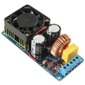 IRS2092S 500W Mono Channel Digital Amplifiers Board Classed D HIFI Power <strong>Amp</strong> Module with Cooling Fan DIY Kits for <strong>Arduino</strong> - Product Image 5
