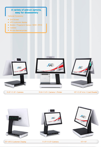 Flat Capacitive <strong>Touch</strong> Screen <strong>Android</strong> <strong>Pos</strong> Terminal All in One <strong>Pos</strong> System windows with Customer Display - Product Image 2