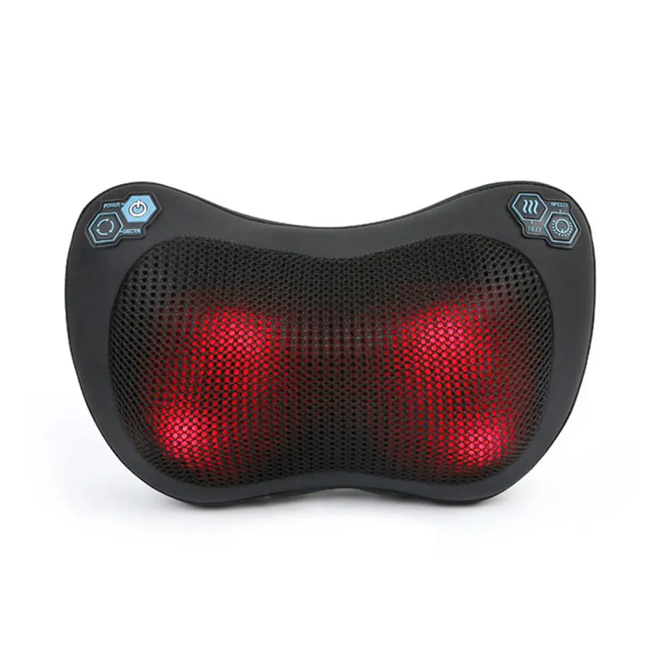 Hot điện nhào massage gối, Shiatsu cổ massage Gối cổ nhào Massager du lịch gối