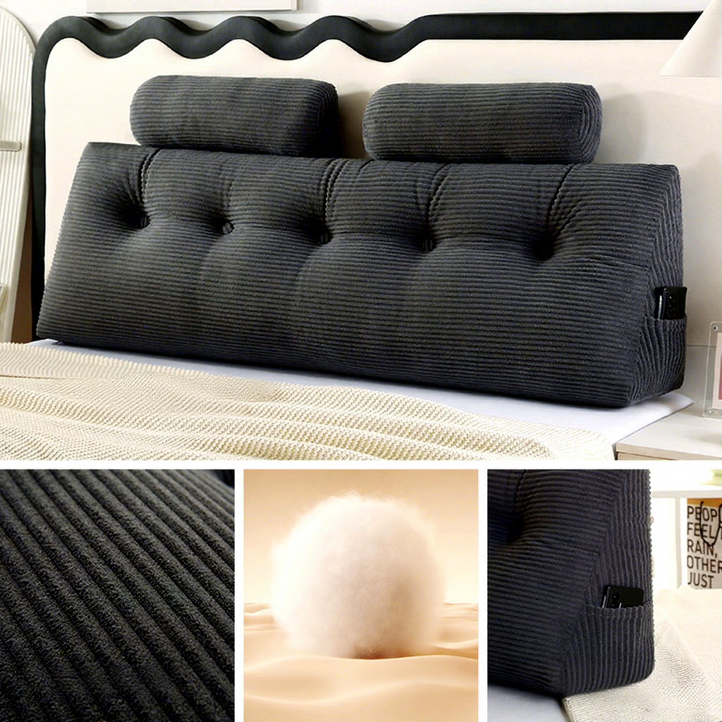 Dark gray-skin-friendly velvet
