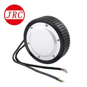 JRC 6.5英寸无刷伺服轮毂电机24V 36V 48v高扭矩伺服轮毂直流电机6.5英寸BLDC机器人轮毂伺服电机 - Product Image 1