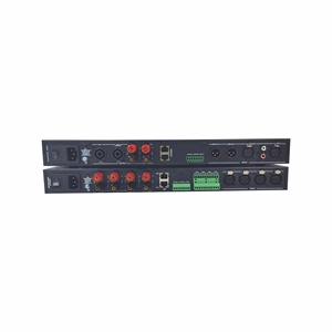 เครื่องขยายเสียงเครื่องผสมระบบเสียงแอคทีฟ2ช่องสัญญาณพร้อม dante/dsp พลังสูง B คลาส D - Product Image 4