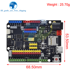 Raspberry PI UNO RP2040 Entwicklungs platine Typ C USB 16MB Programmierung Learning Controller Core Board Für Arduino