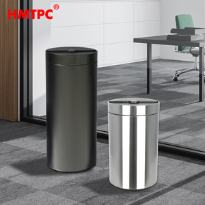 Akıllı açılış kapağı akıllı çöp tenekesi kapaklı paslanmaz çelik çöp kutusu akıllı çöp kutusu otomatik paketleme fonksiyonu ile - Product Image 2