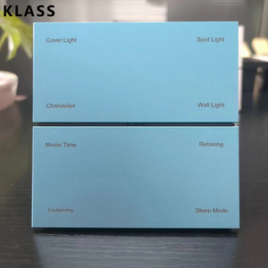 Sistema de Automatización Inteligente KLASS, interruptor de pared de hotel para el hogar inteligente, panel de 8 Botones pulsadores de aluminio cepillado, interruptor inteligente Tuya gris de 10 pulgadas - Product Image 3