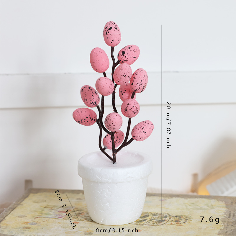 Section de plantes en pot de Pâques a