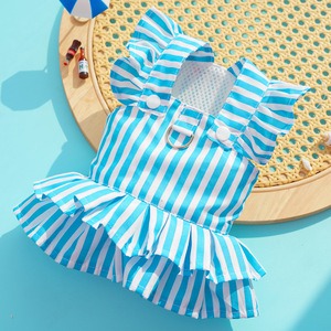 Sıcak satış çizgili moda Pet prenses elbise yaz köpek etek - Product Image 3