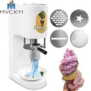 Mvckyi 80W çoklu şekiller girdap dondurma yapma makinesi için spagetti erişte dondurma yapma makinesi - Product Image 2