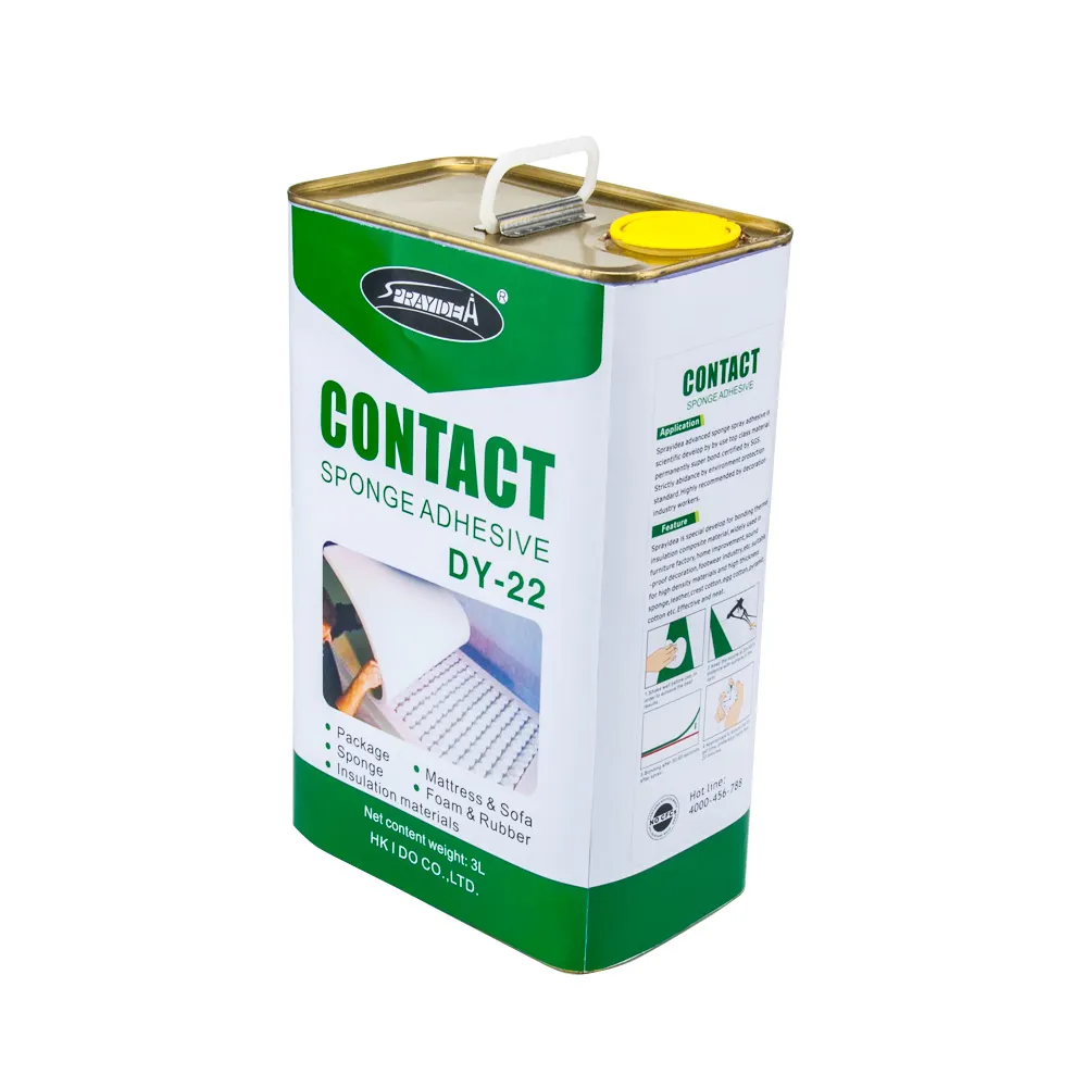 Sprayidea DY-22 la colle polyvalente utilisée dans les tissus industriels Industrie de la construction meubles de salon contact éponge mastic