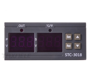 Termostato STC-3018 regulador de humedad y temperatura Digital, Sensor NTC, sonda termorregulador, 10A