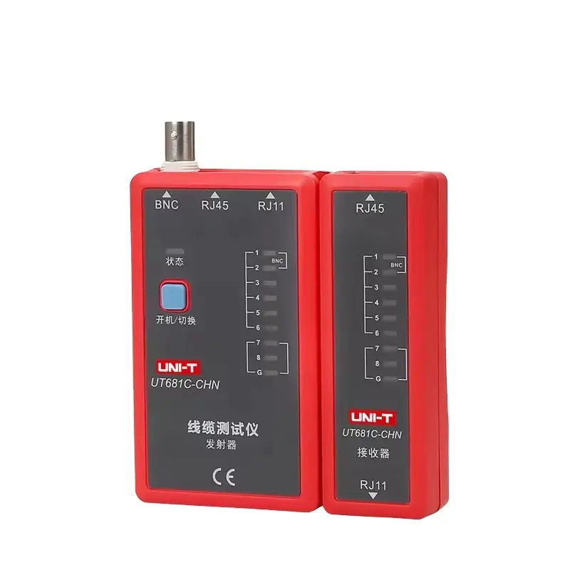 UNI-T UT681C сетевой RJ45 RJ11 BNC Ethernet LAN детектор линии телефонный линейный трекер кабельный тестер