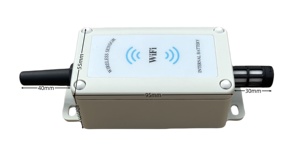 Monitor de alarma de temperatura inalámbrico Termómetro WiFi Higrómetro Sensor de temperatura y humedad WiFi - Product Image 2