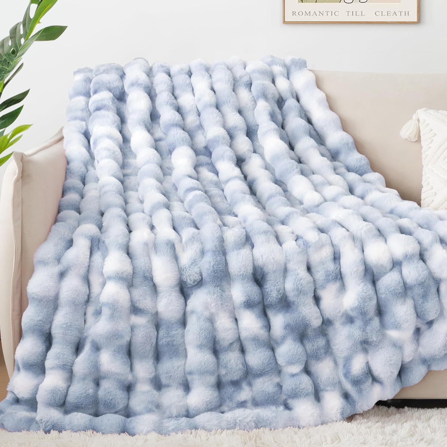 Tie Dye Elegant White Gray