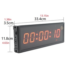 S singolo lato LED 1.8 pollici digitale elettronico conto alla rovescia Multi-funzione Timer ricaricabile con pulsante remoto - Product Image 2