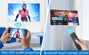 Горячая Распродажа 25 32 дюймов беспроводной умный портативный Android OS TV внутреннего использования с пультом дистанционного управления и сенсорным экраном ЖК-монитор OEM