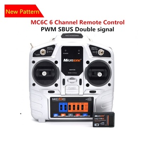 微区MC6C模型飞机遥控器，带2.4G接收器，用于SU27固定翼飞机通过4轴KT板机