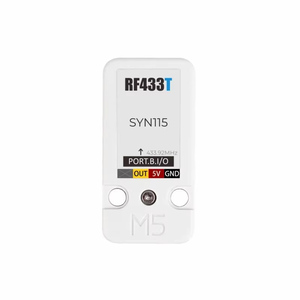 Ursprüngliche offizielle M5Stack RF433T Wireless RF Transmitter UNIT 433MHz Transmitter (SYN115) Fernbedienung automatisierung anwendung - Product Image 1
