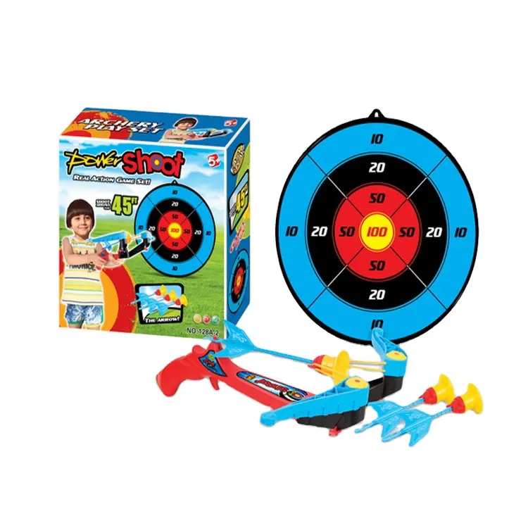 QS-juego deportivo de plástico para interiores, juego de tiro con arco y flecha, con EN71
