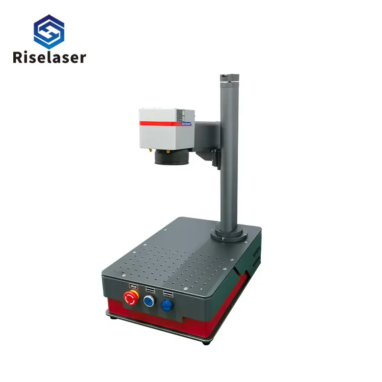 Aangepaste 50W Raycus Fiber Laser Marker Optionele Roterende Gravure Snijvezel Laser Markering Machine Voor Metaal Multifunctioneel