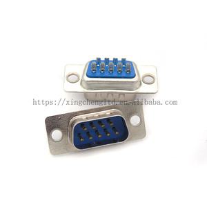 DB9 ชาย PCB Mount บันไดต่อพอร์ตประเภทเชื่อมต่อ RS232 9Pin 9P ปลั๊กอะแดปเตอร์สําหรับ PCB - Product Image 3