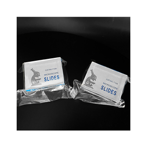 Portaobjetos de microscopio de vidrio de cubierta esmerilada única excelente para suministros de laboratorio de investigación personalizables OEM - Product Image 6