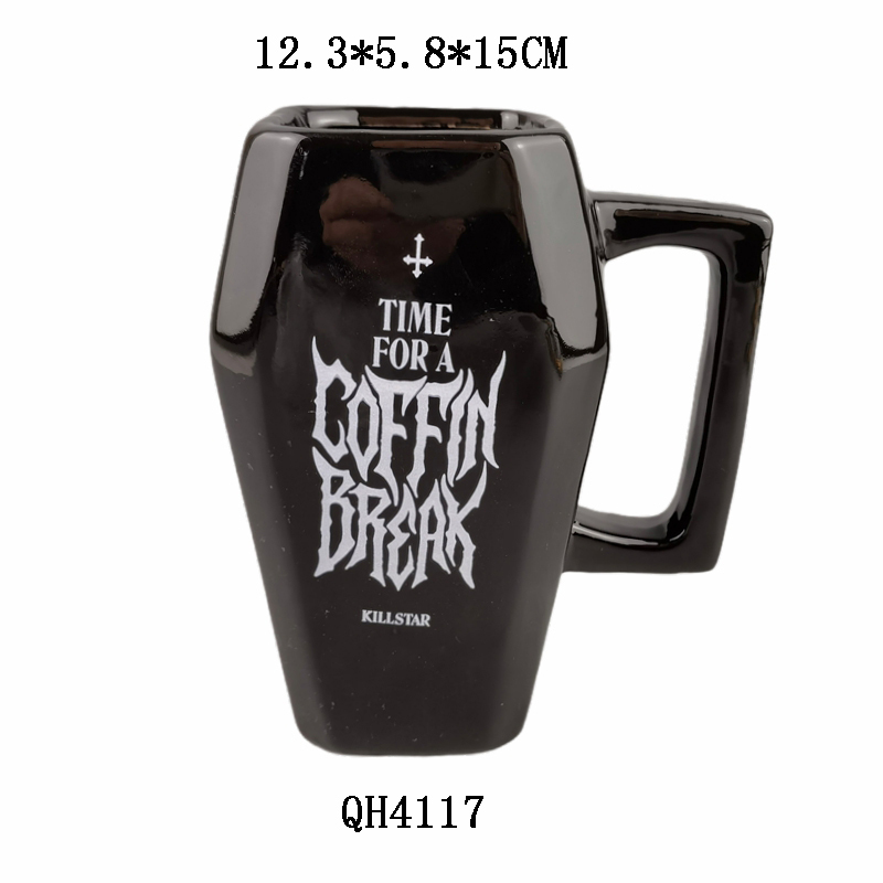 Tazza da caffè a forma di bara