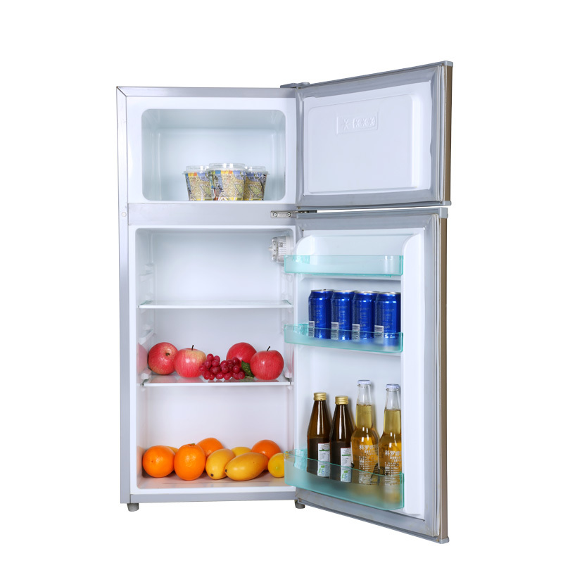 BCD-51 109L display fridge compressor cold drink double door refrigerator home refrigeration