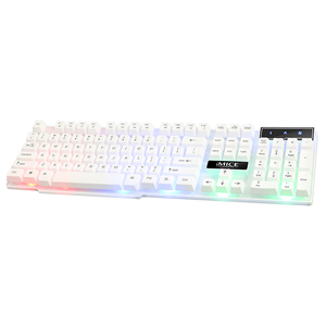 游戏键盘104键帽背光有线USB英语俄语键盘，用于桌面Gamesir Teclado - Product Image 1