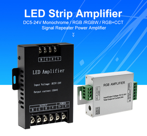 Amplificador LED RGBW RGB DC5 - 24V 24A 30A, salida para RGBCCT / RGBW/RGB, tira LED, repetidor de potencia, controlador de consola - Product Image 2