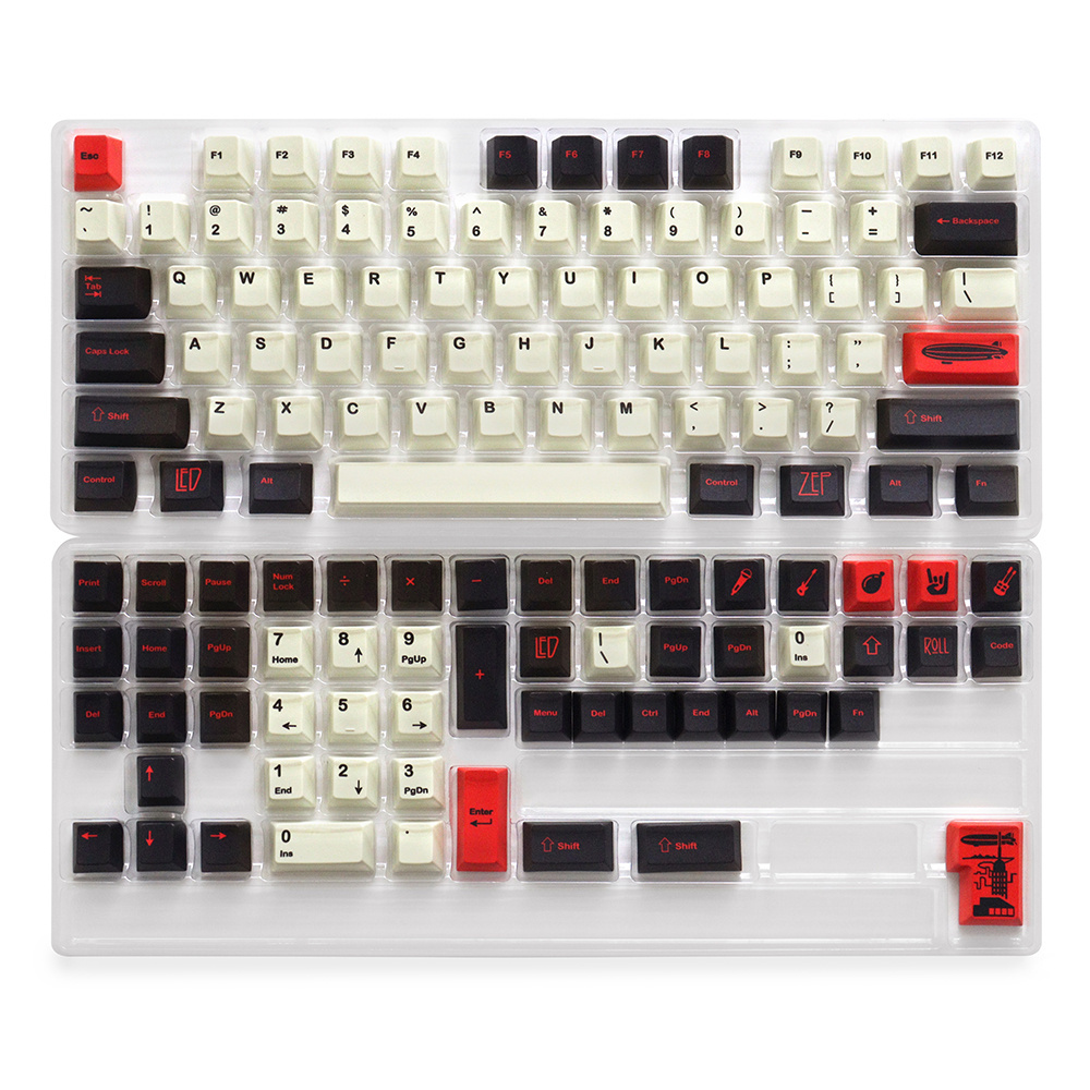 White-CYL Led Zep-129 Keys
