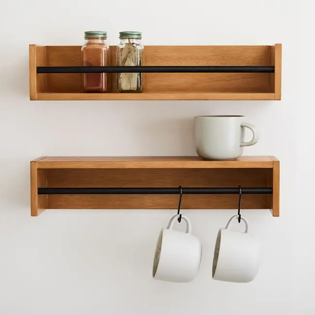 Vlotter Plank Wandmontage Cup Rack Opslag Wandplank Voor Woonkamer