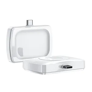 2 in 1 manyetik kablosuz şarj USB C hızlı İzle şarj için AirPods 2/3/4/Pro için Apple izle serisi 10 9 8 7 6 SE 5 4 3 2 1 - Product Image 1