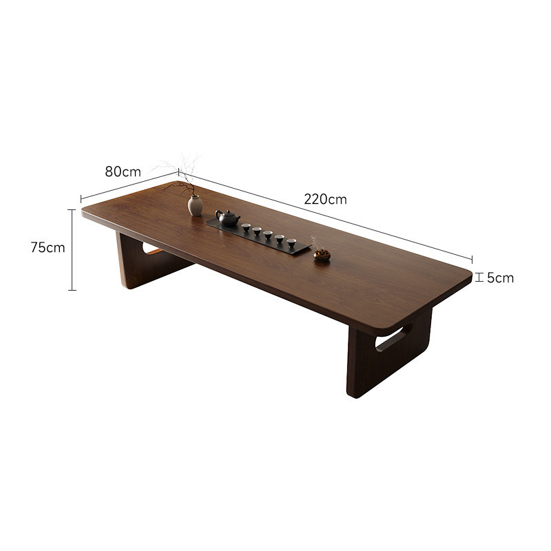 Mesa individual: 220*80*75 cm, espesor del tablero 5 cm