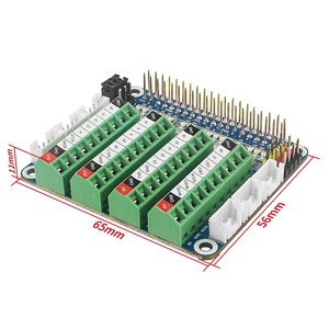 Raspberry Pi GPIO-bloque de terminales LED, tablero de ruptura con Sensor ADC/DCA para Raspberry Pi 4B 3B + 3A + placa de expansión de prueba