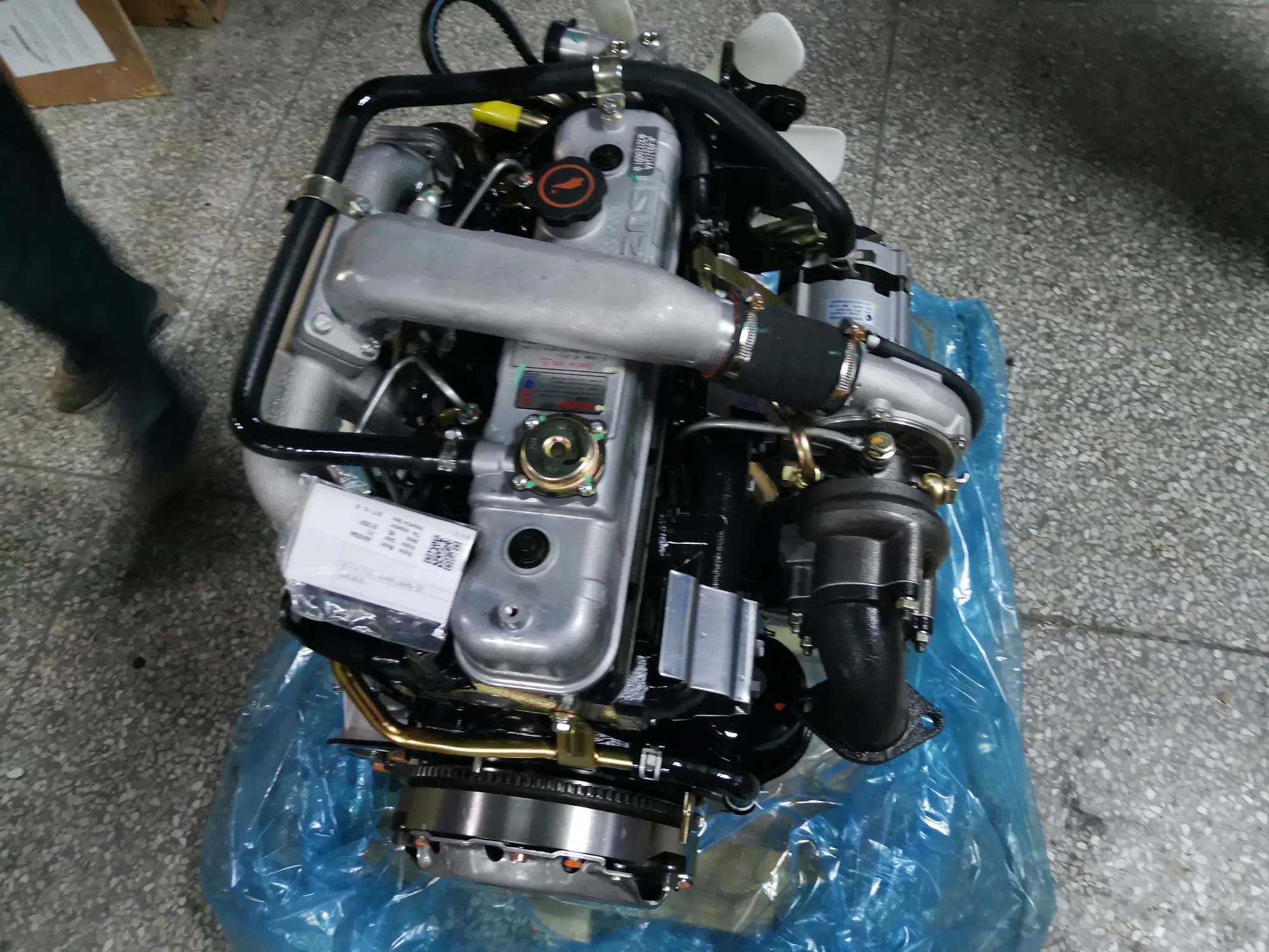 Rekabetçi fiyat 4 silindir 4 zamanlı 3600RPM ISUZU 4JB1/4JB1T JE493ZQ4A JX93ZQ4A hafif kamyon dizel motor makineleri motoru