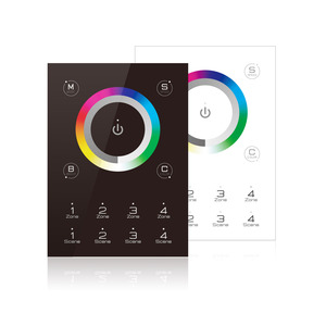 RGBW Dimmer 16ch 4 Zonen 4 Szenen DMX Touch Panel Controller DMX-E03 Handbuch Touch Schalter DMX512 Lighting Controller - Product Image 1
