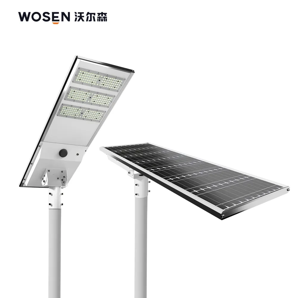 공장 가격 올인원 모노 알루미늄 90W Beway 60W 셀 1000W 100W 전원 통합 LED 프로모션 태양 광 가로등